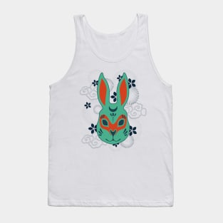 Year Of The Rabbit blue Tank Top